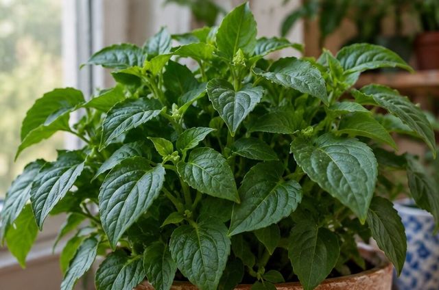 Flowering plants stay leafy and never bud.