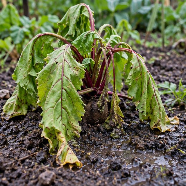 Leaves flag although the soil is moist.