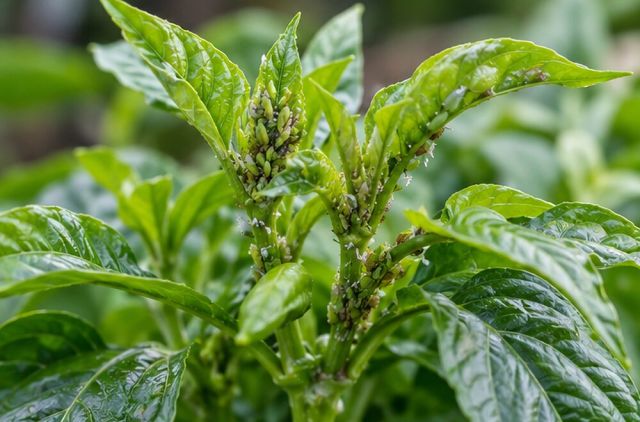Growth is lush and attracts aphids.