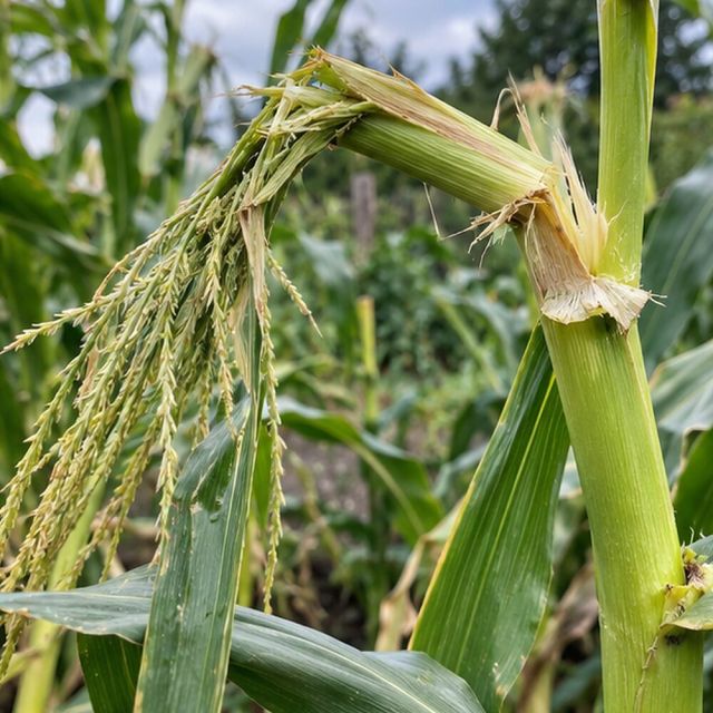 Stems break at a weak point or a node.